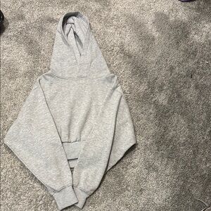 Gray Hooded Sweatshirt